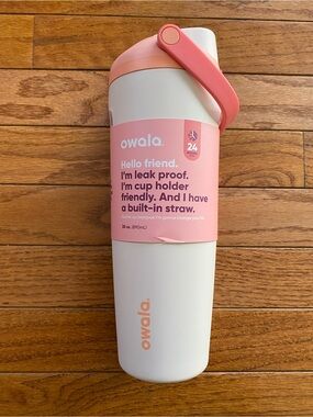 NEW Owala "Sparkling Sherbert" 30 oz Sway~New Handle Style~Coral Pink Orange